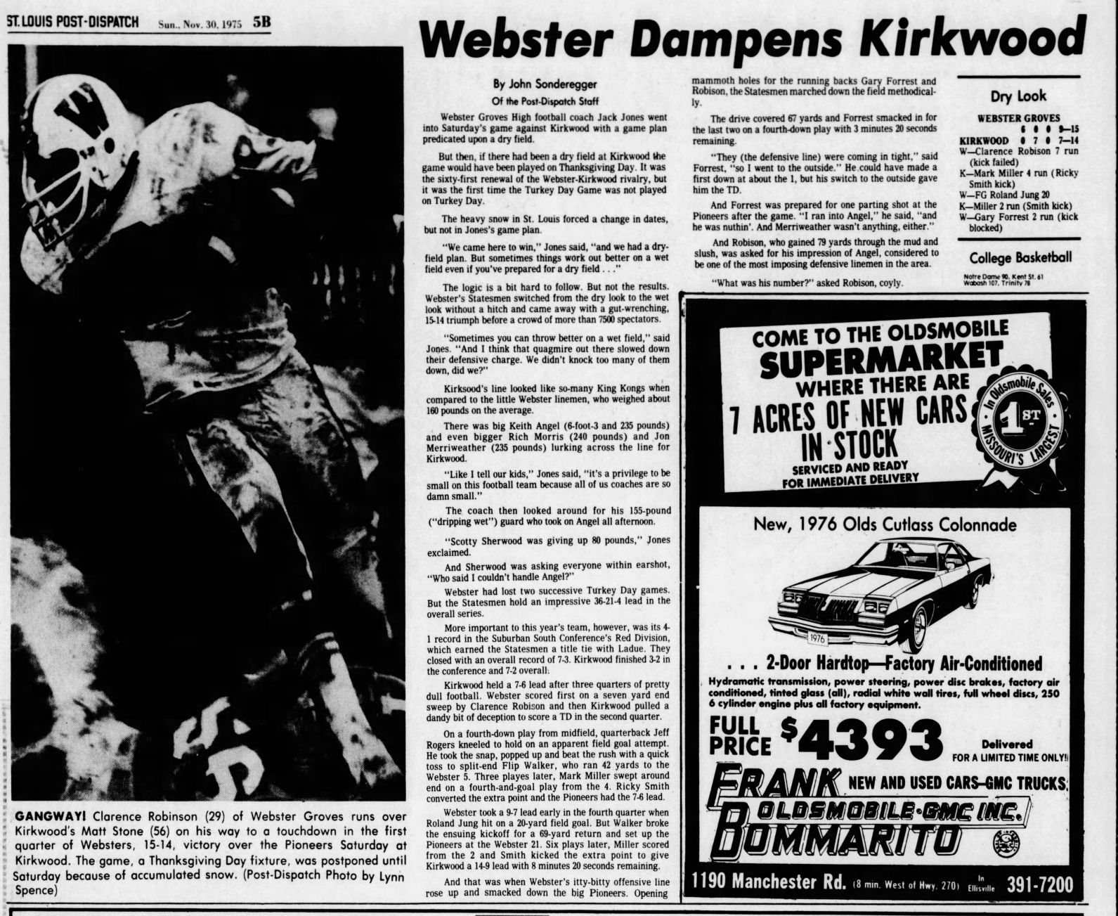 1975: The non-Turkey Day game